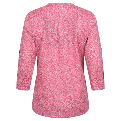 Mountain Warehouse Dames/Dames Petra Gebloemd 3/4 Mouw Shirt (Helder Roze)