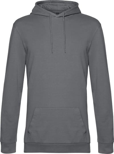 B&C Heren Hoodie (Olifant Grijs)