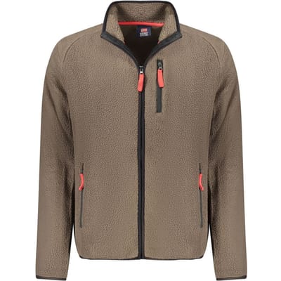 Noorwegen 1963 Marrone Polyester Heren Sweatshirt