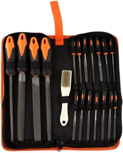 Metaalvijlen Set - Handgereedschap - Metaal Bewerken - 20 Delige Set - 31 cm Lengte - Grijs