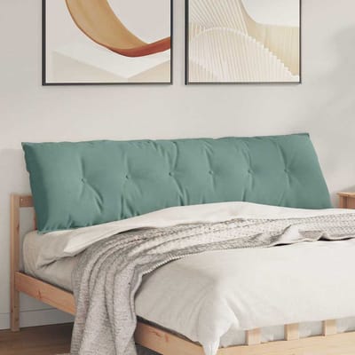 vidaXL - Rugkussen - Zeegroen - 180 - x - 50 - cm - Corduroy - stof