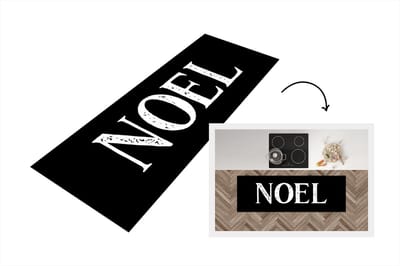 Keukenloper - Loper keuken - Spreuken - Kerst - Quotes - Noel - 150x50 cm - Keukenloper vinyl