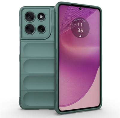 Coverup Hoesje - Geschikt voor Motorola Moto G86 Hoesje - Coverup Hands-On Rugged Back Cover - Groen