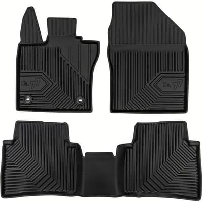 FROGUM No.77 Automatten - Geschikt voor TOYOTA PRIUS V (vanaf 2023) - 4-delig - TPE Rubber - Zwart