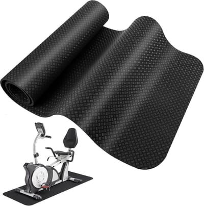 Duurzame vloerbeschermmat voor fitnessapparatuur, antislip silicone onderlegger voor loopbanden en sportuitrusting