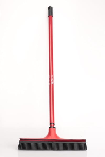 V7 bezem met V-groef Rood
