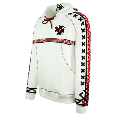 Puma x Jahnkoy Graphic Pullover Lange Mouw Wit Heren Hoodie 596680 02