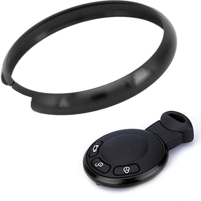 Dailygoods- Sleutelring Aluminium - Vervanging voor MINI R55/R56/R57/R58/R59/R60 - Sleutelhanger met afstandsbediening - 45 mm - Smart Hoes - Compatibel onderdeel
