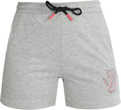 Damesshort Athl. Dpt Bergamo Melange Grijs - S