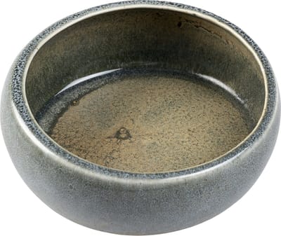Duvoplus - Kledingaccessoire Voor Dieren - Knaagdier - Eetkom Stone Obliq Raw L - 270ml - 13x13x6,3cm Grijs - 1st