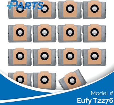 Eufy T2276 Stofzakken (15 Stuks, Plus.Parts® alternatief voor T29F70A2)