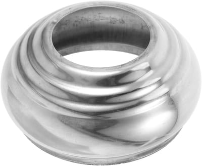 Yardwe tuinkijken globes houder bol openlucht- reflecterend starende ballen voor Decoratief metalen vlaggenmastbasis starende bal globe standaard Roestvrij staal Silver