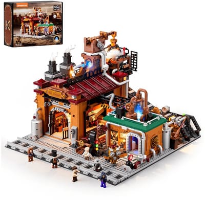 Lumibricks Ore factory Bouwpakket - Met LED verlichting - Miniatuur huisjes - DIY modelbouw met 3138 bouwstenen - Bouwpakket volwassenen - Bouwdoos L9101