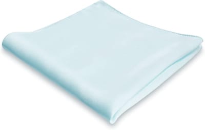 Zijden zakdoek - Elegante pochet - Feestelijke gelegenheid - 16.5 Momme zijdeweving - 35 x 35 cm - Effen wit