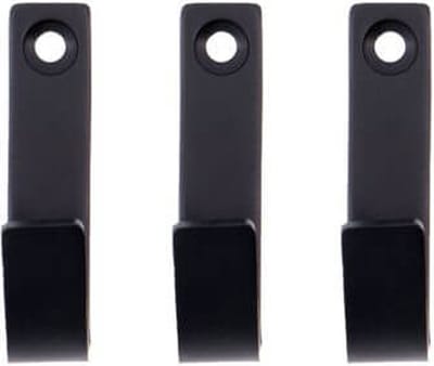 Meraki Haken Thapsus zwart - 3 stuks