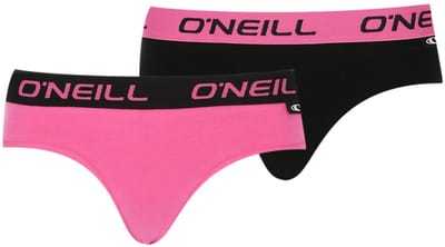 6 pack O'Neill Dames ondergoed Brazilian slip - Katoen - Zwart Roze
