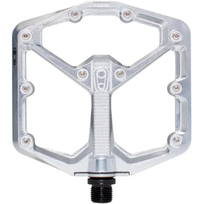 Crankbrothers Stamp 7 Large High Polish Pedalen Zilver