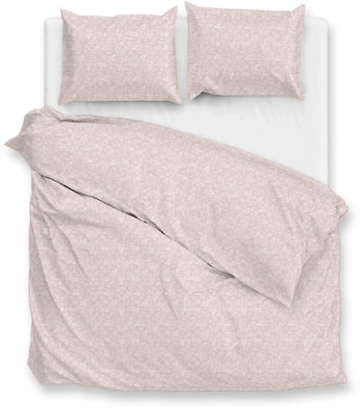 Zohome Dekbedovertrek Petali di Lino - Deken - Dekbed - Roze - 100% Katoen - Bloemen - 200x220 + 2 slopen 60/70 cm