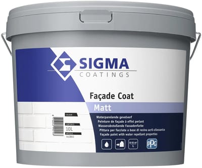 Sigma Façade Coat Matt 10 Liter
