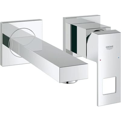GROHE Eurocube Wandgemonteerde Inbouw Wastafelkraan - Korte uitloop - Exclusief inbouwdeel - Chroom