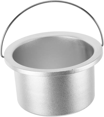 Wax Pot Vervangende Binnenpan - Aluminium Wax Container - Ontharen - Duurzaam Aluminium - 13.2 x 10.8 x 7 cm