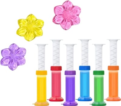 Toiletreiniger Gel met Bloemgeur – 6 Stuks, Efficiënte Desinfectie, Duurzame Badkamergeur, Vuilverwijdering en Automatische Aromatische Deodorant voor Toilet en Badkamer