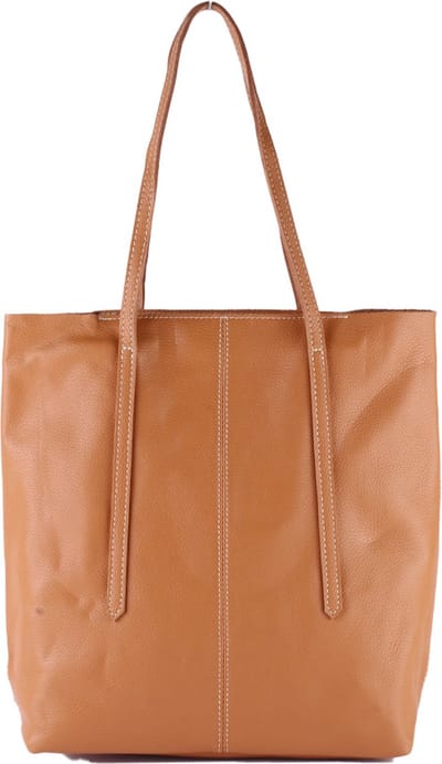 Giuliano shopper Felicia - Cognac - Dames - Made in Italy