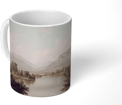 Mok - Koffiemok - Klassiek - Landschap - Sereen - Mokken - 350 ML - Beker - Koffiemokken - Theemok