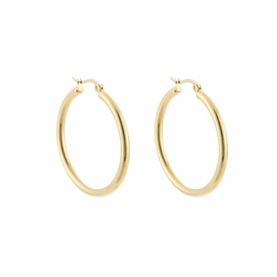 Bijoutheek Oorringen Hoop 3 mm Goud