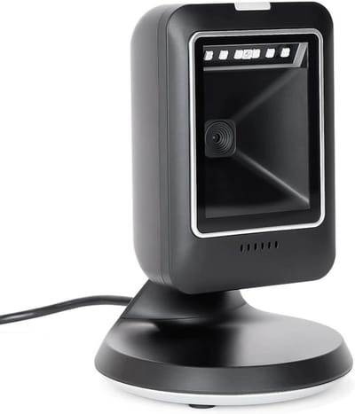 Barcode Scanner - Streepjescode Lezer - Snel Scannen - Leest 1D 2D QR - 17 x 13 x 12 cm