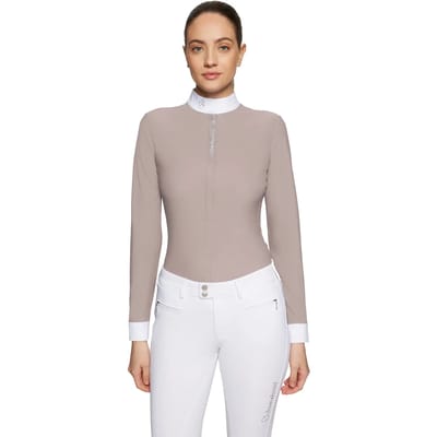 Dames wedstrijdpolo met lange mouwen Samshield Roxane Premium