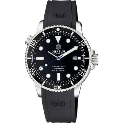 Deep Blue - MASTER 1000 II 44MM AUTOMATIC DIVER MSTR442BLKBLKBLUSEC
