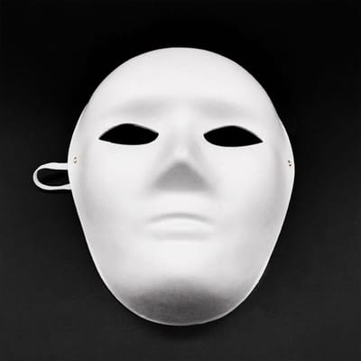 10 Stuks Witte Papieren Maskers voor DIY, Schilderen en Creatieve Activiteiten voor Carnaval, Cosplay en Halloween Feesten