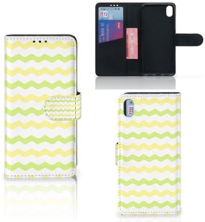 Xiaomi Redmi 7A Telefoon Hoesje Waves Yellow