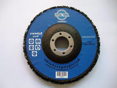 Reinigingsschijf 125 mm - 5 stuks ZWART