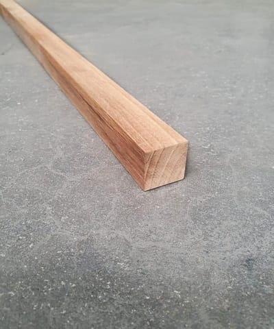 Teakhouten stok - Houten lat - Meubelbouw - FSC gecertificeerd - 140 cm lengte - Houtkleur