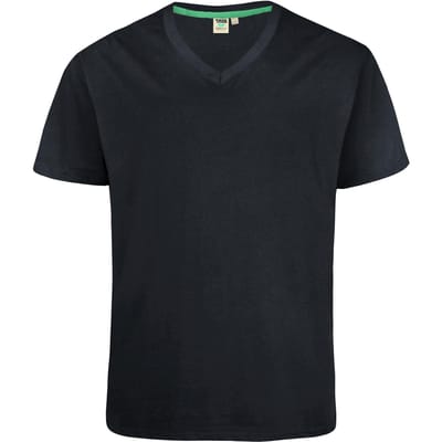 Duke Heren D555 Signature Katoen Kingsize T-shirt 2XL zwart