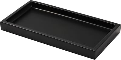 Badkamer Organiser - Resin Dresser, Sieraden Ring Schaal, Opslag voor Parfum, Kaarsen en Zeep - Matte Mini Plateau voor Badkameraccessoires