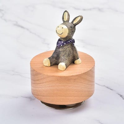 Sterrenkijken Ronde Muziekdoos Creatief Meubelornament Vakantiegeschenk DIY Houten Muziekdoos Basis