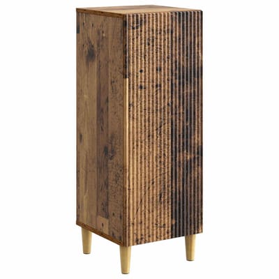 vidaXL - Dressoir - Oud - hout - 33 - x - 34,5 - x - 90 - cm - Bewerkt - hout