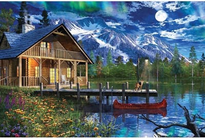 Houten Puzzel - Legpuzzel Volwassenen - Ontspannen Tijd Verdrijven - Premium Berken Hout - 30 x 24 inch - Multicolor
