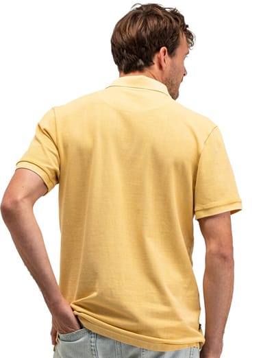 Butcher of Blue Army pique polo austin yellow
