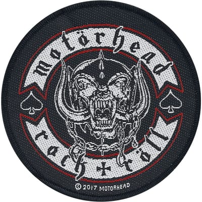 Motörhead Patch - Biker Badge - voor Geen - zwart-rood-wit