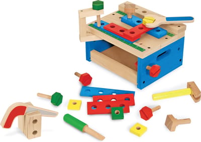 Melissa & Doug Houten Werkbank Hamer Zaag - 32 delig