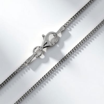 Cavill - 925 Sterling Zilveren Pantserketting - 90 cm - Glanzende Fijne Schakels - Elegante Zilveren Ketting voor Dames en Heren
