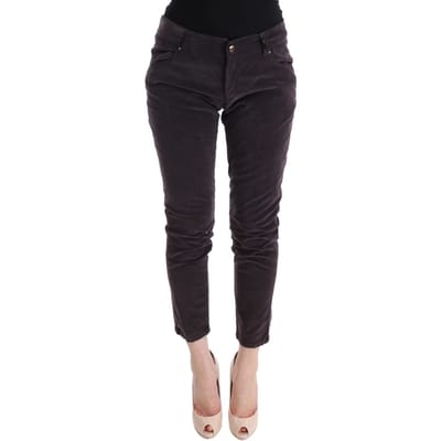 Velours Rechte Pantalon