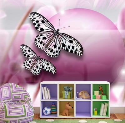 Fotobehang – Behangpapier - Fotobehang - Fly, Butterfly! 400x270 - Artgeist