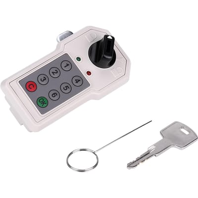 6 Cijferige Code Combinatie Cam Kabinet Handig Wachtwoord Beveiliging Cijferslot white
