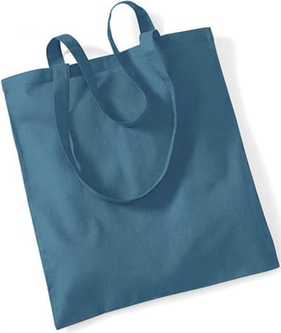 Westford Mill Bag For Life - Long Handles WM101 - Airforce Blue - 38 x 42 cm