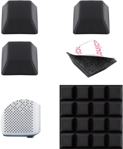 Rubberen buffers - Antislip pads - Meubels beschermen - Zelfklevend ontwerp - 20x20x8 mm - Zwart